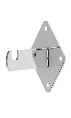 Chrome Wall Mount Gridwall Brackets Chrome Wall Mount Gridwall Brackets