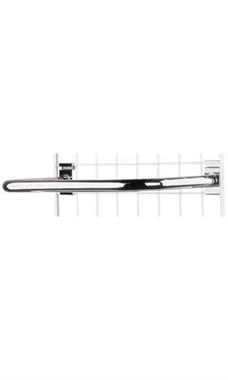Chrome U-Shaped Gridwall Hangrails