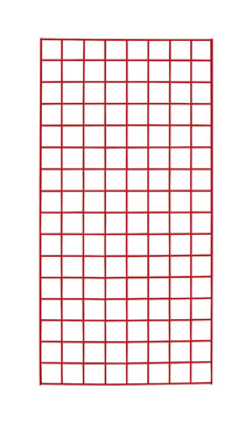 Made to Order 2' x 4' Wire Grid Panel - Berry Red Made to Order 2' x 4' Wire Grid Panel - Berry Red