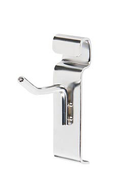 Chrome Gridwall Peg Hooks - 2"