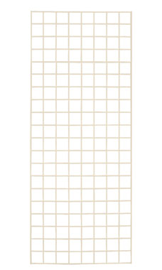 Made to Order 2' x 5' Wire Grid Panel - Stoney White Made to Order 2' x 5' Wire Grid Panel - Stoney White