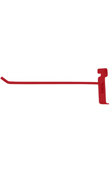 Made to Order 12" Wire Grid Peg Hook - Berry Red