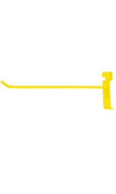 Made to Order 12" Wire Grid Peg Hook - Bright Yellow Made to Order 12" Wire Grid Peg Hook - Bright Yellow