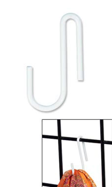 White Wire Grid Display Hook