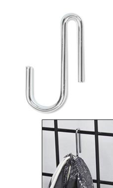 Chrome Wire Grid Display Hook