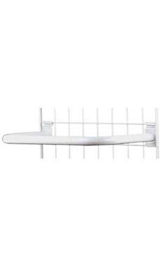 White U-Shaped Gridwall Hangrails