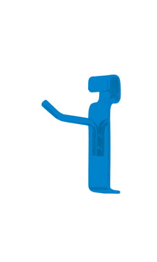 Made to Order 2" Wire Grid Peg Hook - Blue Made to Order 2" Wire Grid Peg Hook - Blue