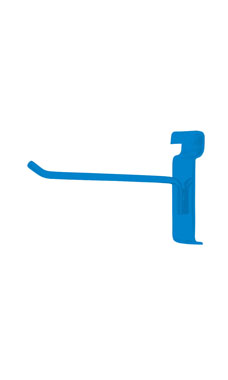 Made to Order 6" Wire Grid Peg Hook - Blue Made to Order 6" Wire Grid Peg Hook - Blue
