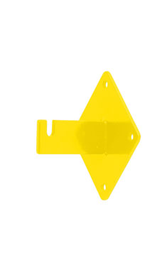 Made to Order Wall Mount Wire Grid Bracket - Bright Yellow Made to Order Wall Mount Wire Grid Bracket - Bright Yellow