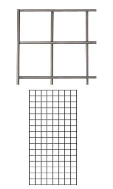 Raw Steel Wire Gridwall Panels