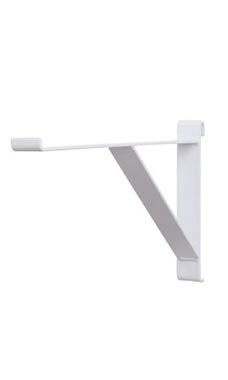 Contemporary Shelf Bracket White 12"