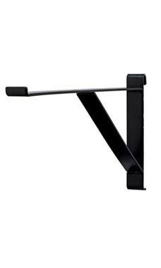 12" Comtemporary Shelf Bracket Black for Wire Grid 12" Comtemporary Shelf Bracket Black for Wire Grid