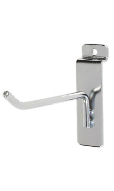 4 inch Chrome Peg Hook for Slatwall