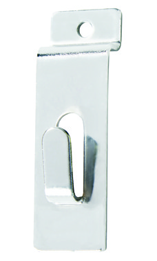 Chrome Notch Hook for Slatwall