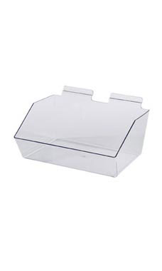 Plastic Slatwall Dump Bin 12 x 5 ½  x 9 ½  inch