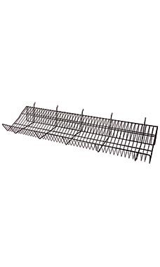 48"L x 12"D x 6"H Downslope Shelves- Black