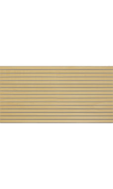 4 x 8 foot Horizontal Maple Slatwall Panel With Metal Inserts
