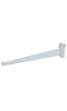 14" Slatwall Shelf Brackets- White