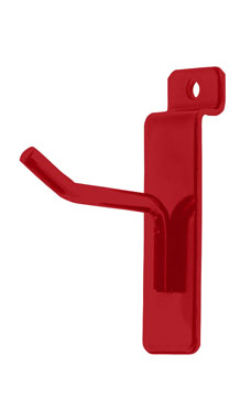 Made to Order 2" Slatwall Peg Hook - Berry Red Made to Order 2" Slatwall Peg Hook - Berry Red