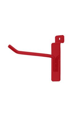 Made to Order 4" Slatwall Peg Hook - Berry Red Made to Order 4" Slatwall Peg Hook - Berry Red