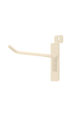 Made to Order 4" Slatwall Peg Hook - Stoney White Made to Order 4" Slatwall Peg Hook - Stoney White