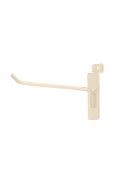 Made to Order 6" Slatwall Peg Hook - Stoney White Made to Order 6" Slatwall Peg Hook - Stoney White