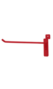 Made to Order 8" Slatwall Peg Hook - Berry Red Made to Order 8" Slatwall Peg Hook - Berry Red