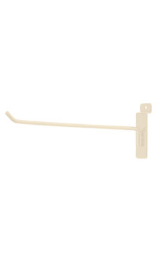 Made to Order 10" Slatwall Peg Hook - Stoney White Made to Order 10" Slatwall Peg Hook - Stoney White