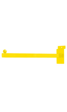 Made to Order 12" Slatwall Straight Faceout - Bright Yellow Made to Order 12" Slatwall Straight Faceout - Bright Yellow