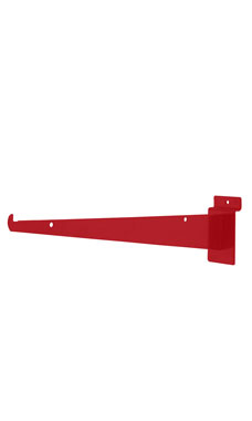 Made to Order 12" Slatwall Shelf Bracket - Berry Red