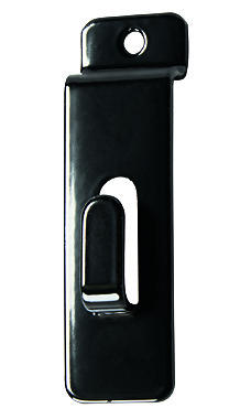 Notch Hook for Slatwall- Black