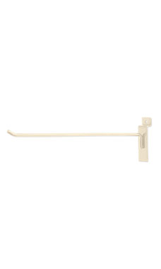 Made to Order 12" Slatwall Peg Hook - Stoney White Made to Order 12" Slatwall Peg Hook - Stoney White