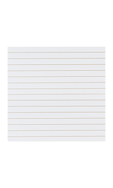 4 x 4 White Slatwall Panel 4 x 4 White Slatwall Panel