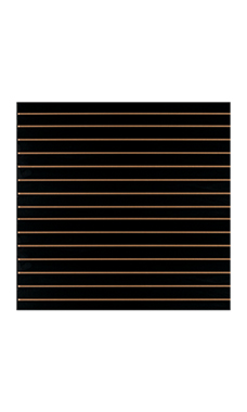 4 x 4 Black Slatwall Panel 4 x 4 Black Slatwall Panel