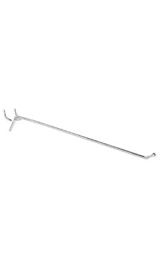 10 inch Chrome Peg Hook for ? inch or ¼ inch Pegboard 10 inch Chrome Peg Hook for ? inch or ¼ inch Pegboard