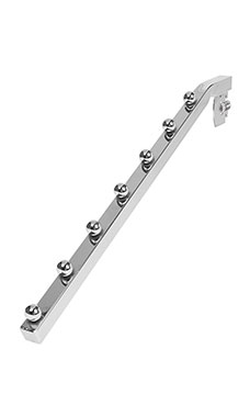 Chrome 7-Ball Waterfall for Slotted Standard - ½ inch slots 1 inch on centers Chrome 7-Ball Waterfall for Slotted Standard - ½ inch slots 1 inch on centers