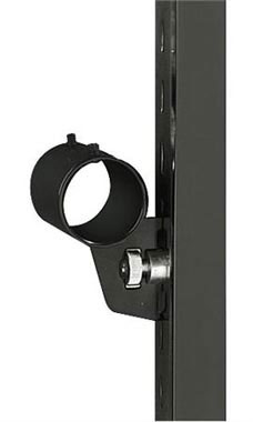 Black 3" Round Hangrail Brackets Black 3" Round Hangrail Brackets