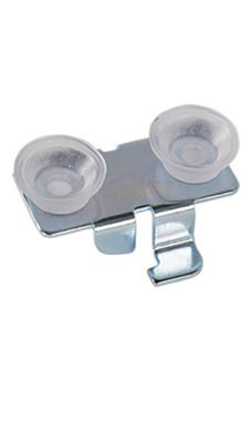 Rear/Center Lock-In Shelf Rests - Glass
