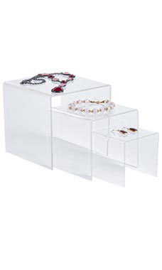 Molded Acrylic Risers Set Molded Acrylic Risers Set