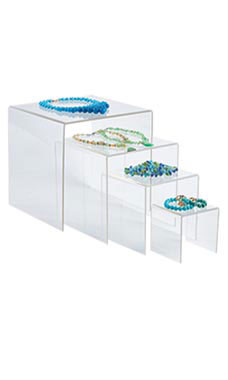 Set of 4 Acrylic Risers Set of 4 Acrylic Risers
