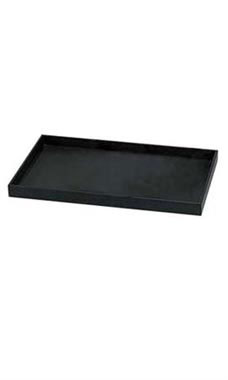 Black Faux Leather Trays Black Faux Leather Trays