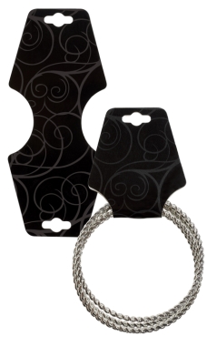 Black Swirl Necklace Foldovers Black Swirl Necklace Foldovers