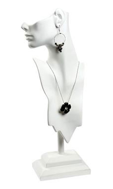 Side Profile Earring/Necklace White Large Side Profile Earring/Necklace White Large