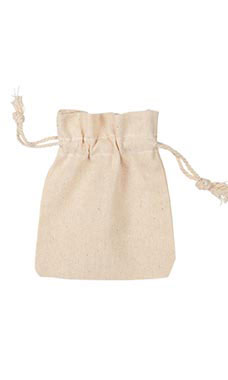 Natural Cotton Bags 3" x 4" Natural Cotton Bags 3" x 4"