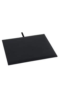 Rectangular Pad/Tray Liners - Black Faux Leather - 55427 Rectangular Pad/Tray Liners - Black Faux Leather - 55427