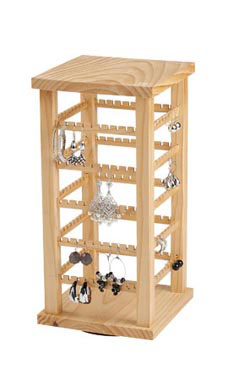 Wood Earring Display Small