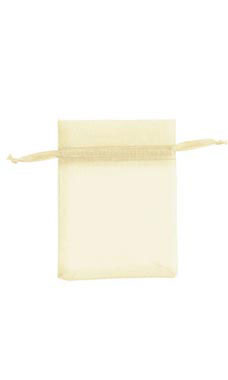 Yellow Organza Bags 3" X 4"