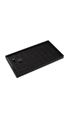 Large Black Faux Leather Ring Tray Large Black Faux Leather Ring Tray