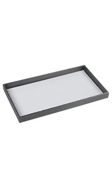 Large Open Top Gray Tray Large Open Top Gray Tray