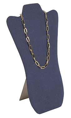 Tall Slate Blue Necklace Display Easel Tall Slate Blue Necklace Display Easel